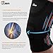 JBM Knee Braces Support Compression Sleeve Patella Wrap Band Knee Stabilizer Safe Pain Relief for Fitness Exercise Basketball Running