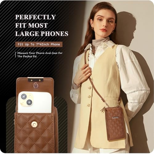 Small Crossbody Bags for Women Trendy Cell Phone Purse Vegan Leather Wallet with Credit Card Slots4