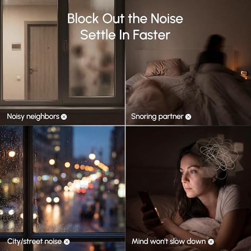 Image of Mewaii White Noise Sound Machine Baby & Adult, 100 Soothing Sounds, AI Cry Detection, App Control, 360 RGB Night Light, Sleep Routine Builder, Alarm Clock for Home Nursery Travel Baby Essentials Gift