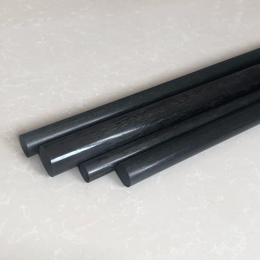 20 Aste In Fibra Di Carbonio 3mm X 400mm - Per Droni, Modellismo RC, Fai Da Te - Foto 2