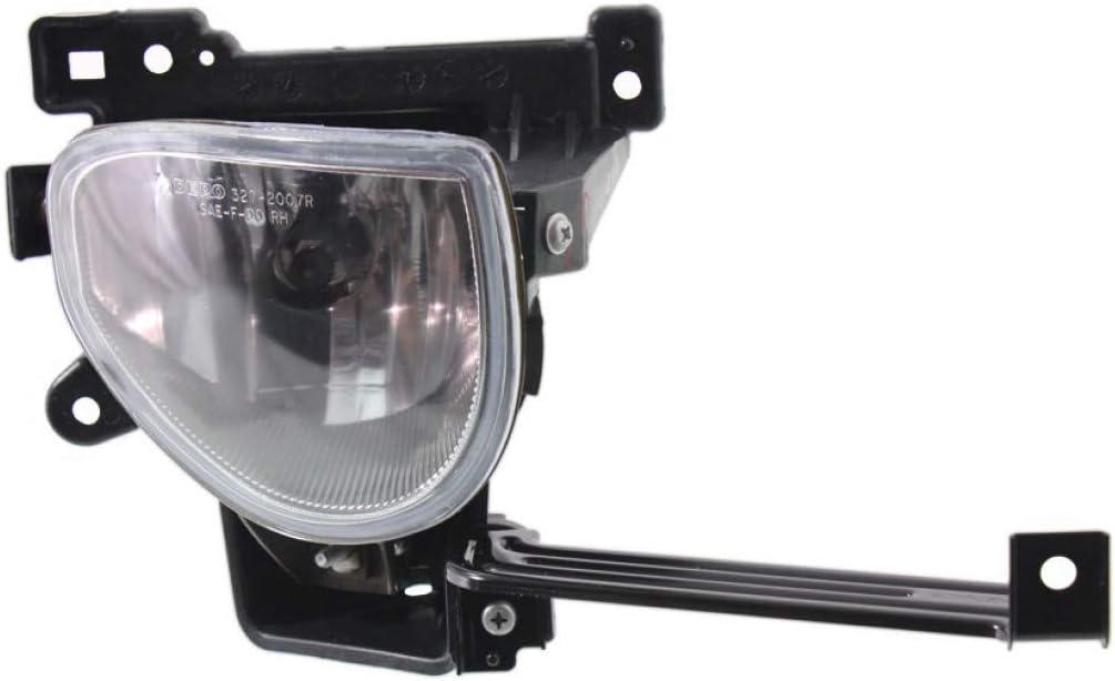CarLights360 For Acura TL 2009 2010 2011 Fog Light Assembly Passenger Side DOT Certified | AC2593110 | 33900-TK4-A01