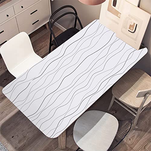 236.2"X17.7" White Peel And Stick Wallpaper Silver Modern Embossed Stripe Contact Paper Self Adhesive Removable Wave Wallpaper Perfectly Covers The Surface Not See Through Wall Covering Film1 … #TOP2