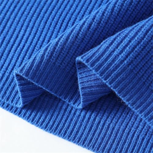 Men Spliced Knitted Sweater Korean Handsome Pullover Soft Warm Turtleneck Sweaters4