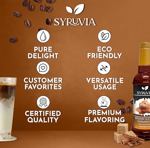 Syruvia Brown Sugar Cinnamon Syrup