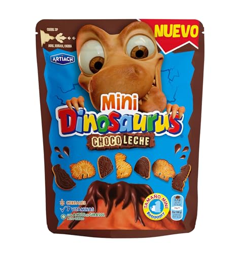 Dinosaurus Mini Chocolate con Leche con cierre ZIP