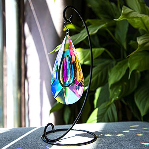 120Mm Crystal Prism Suncatcher Window Hanging Sun Catchers Ab Colored Crystals Faceted Prism Rainbow Maker Pendant #TOP6