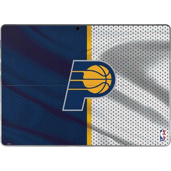 Skinit Tablet Decal Skin Compatible with Surface Pro 8 - Officially Licensed NBA Indiana Pacers Away Jersey Design