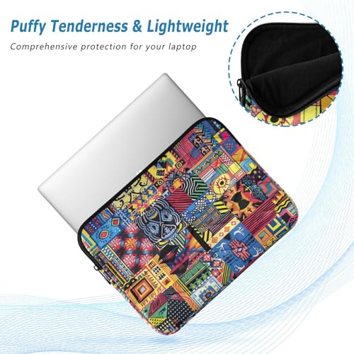 Funda para portátil 13-14 pulgadas impermeable con diseño tribal miniatura 5