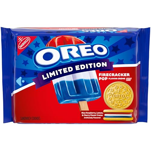 OREO Firecracker Pop Sandwich Cookies, Limited Edition, 11.46 oz