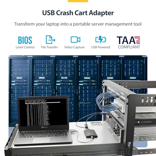 Image of KVM USB Crash Cart w File Xfer