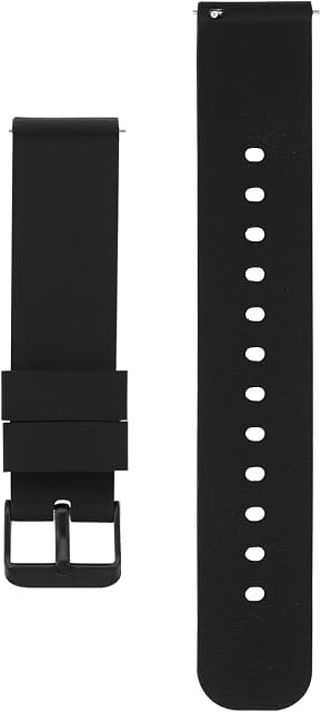 cobee Silicone Watch Bands - Quick Release Waterproof Soft Rubber Replacement Straps with Silver Plated Stainless Steel Buckle