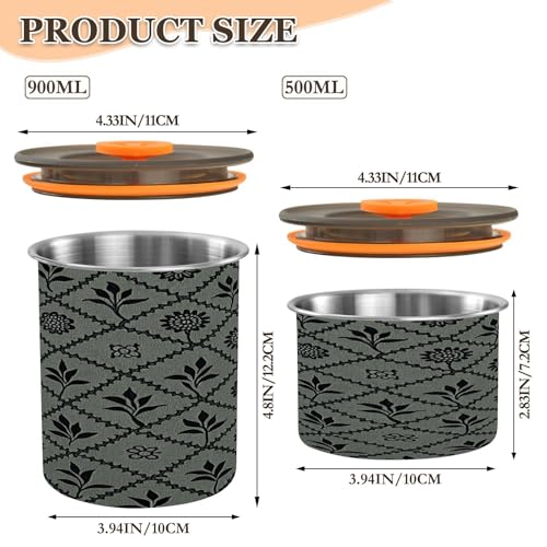 Envase de acero inoxidable para café con tapa hermética 17 oz miniatura 2