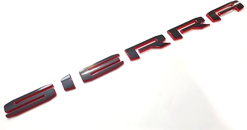 Miniatura 10 de 1 emblema de Big Sierra 2019-2025 para puerta trasera de elevación, placa de identificación 3D compatible con Sierra 1500 2500HD 3500HD At4 85002068