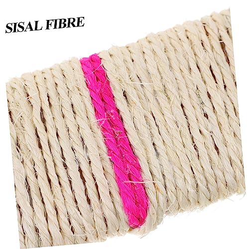 POPETPOP Indoor Playset Natural Area Rug Interior Accessories Cat Wall Scratcher Door Protector from Dog Scratching Cat Scratchers for Indoor Cats Wall Mount Cardboard Rope Coat Hanger Nail - Image 2