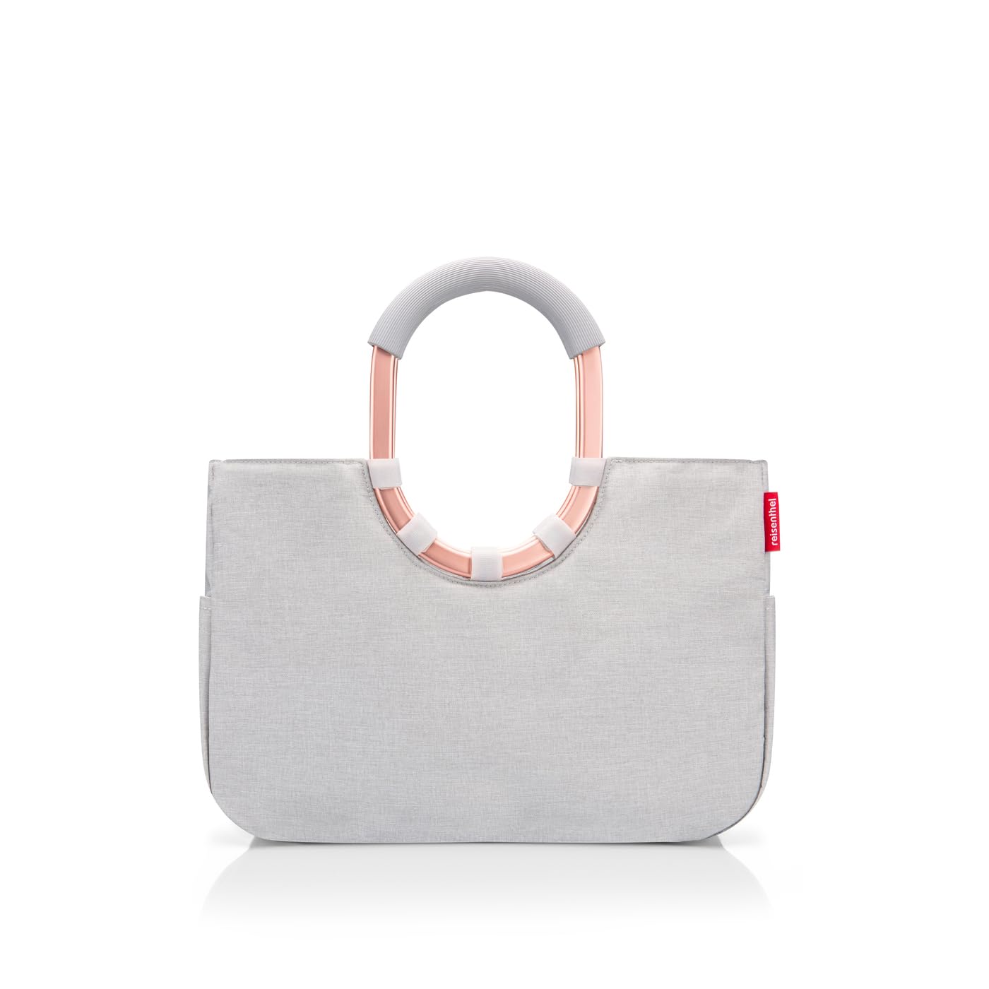 reisenthel Loopshopper M frame twist sky rose - Sac robuste avec compartiments pratiques en bouteilles PET recyclées - Élégance lors du shopping, beaucoup de fonctions incluses