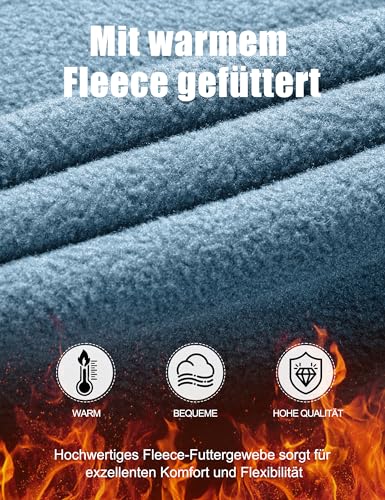 FREE SOLDIER Herren Winter wasserdichte Skihose Jagd Outdoor Hose Winddichte Thermohose Winterhose Softshellhose zum Klettern und Wandern