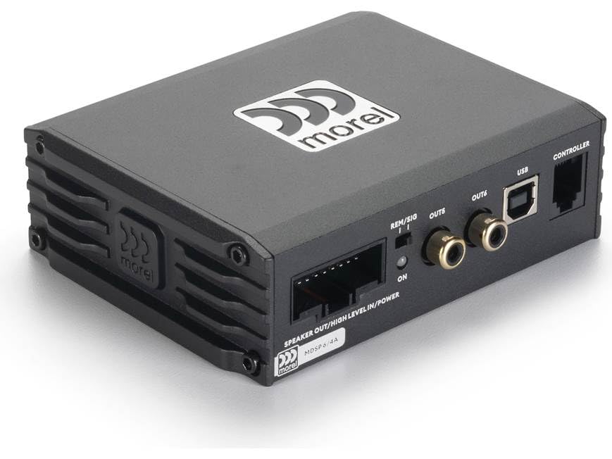 Morel MDSP 6/4A Compact 4-Channel Amplifier with 6-Channel DSP | 4-Ch Amp, 6-Ch DSP, Compact Design-image-10