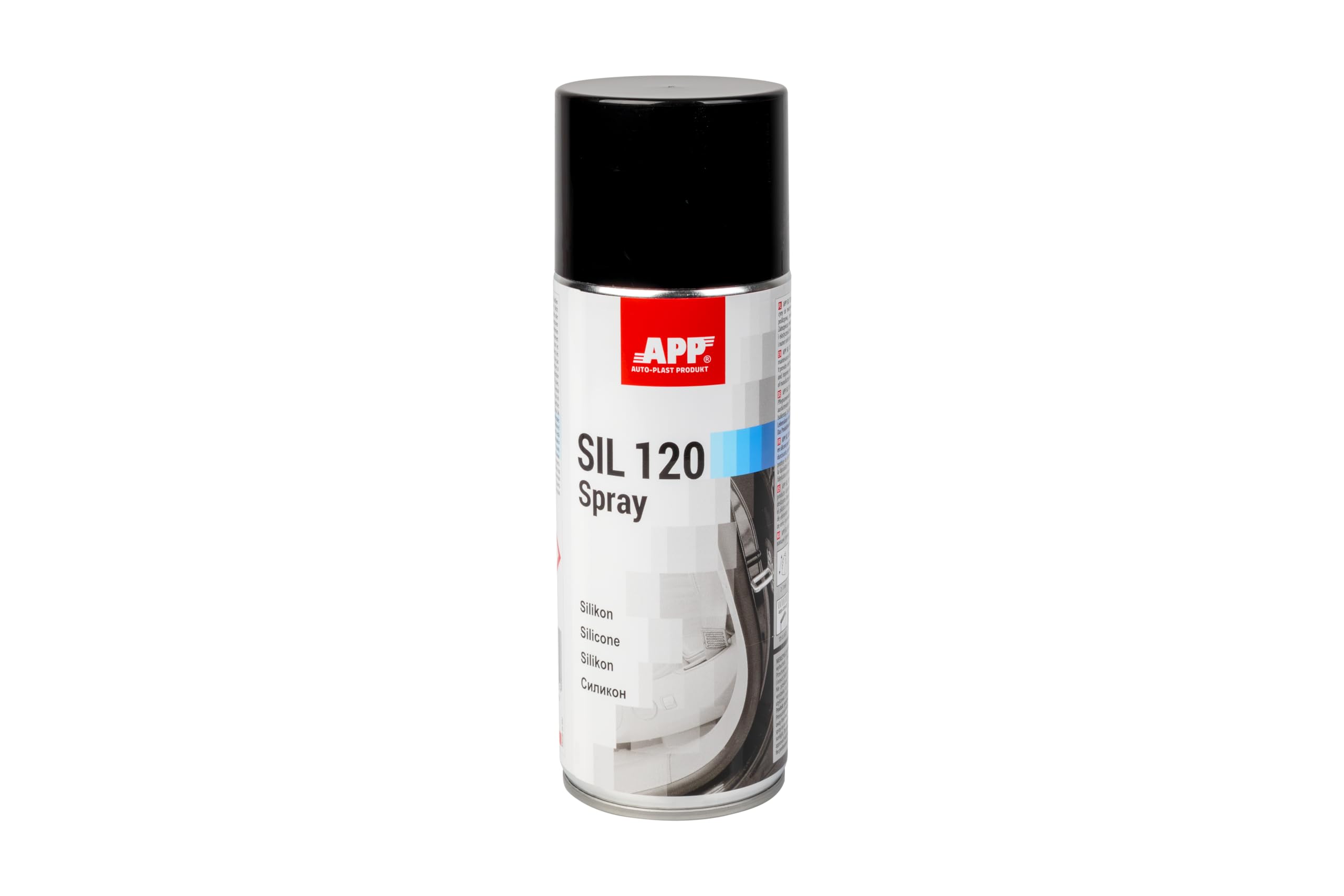 APP SIL 120 Silikonspray | Silikon Ölspray für Kunststoff, Gummi, Holz & Metall | Silikonspray Gleitspray | Schmieröl - Beseitigung von Quietschen | Enthält keine Fette oder Lösungsmittel | 400 ml