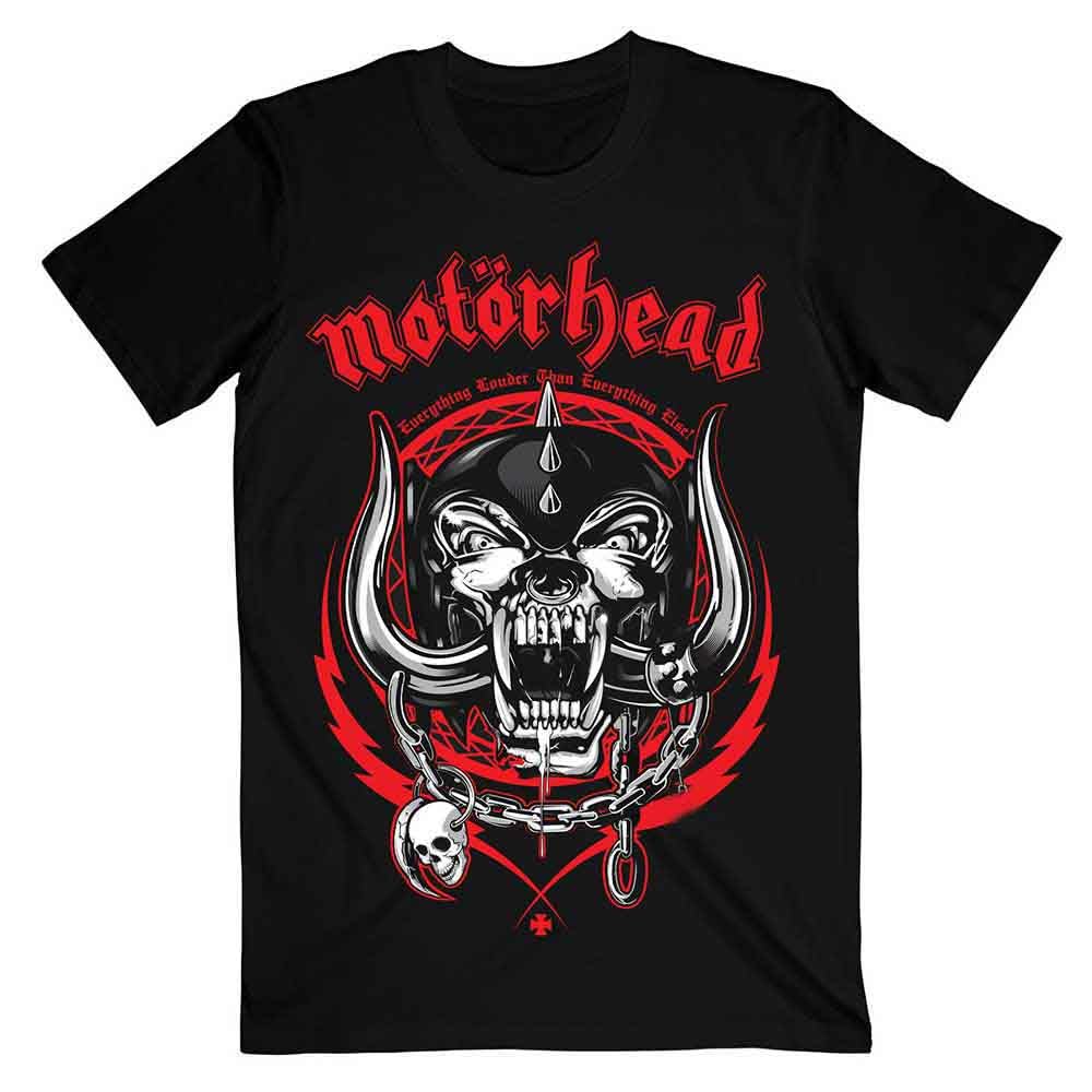 Motorhead Lightning Wreath Official Tee T-Shirt Mens Unisex (Medium) Black