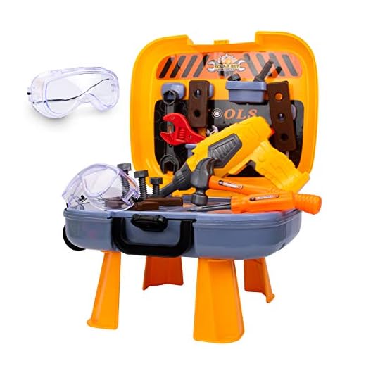 UNIH Toddler Tool Set for Age 2-4 Kids Learning Tools Bench for Toddlers Boys Toys 2 Year Old Gift