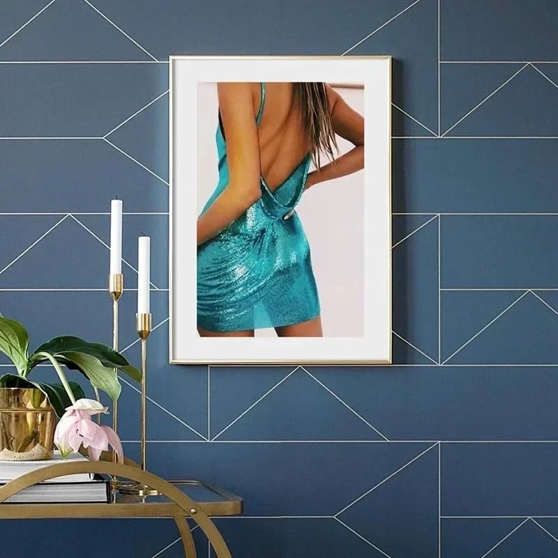 Peinture sur toile de qualité avec cadre intérieur 40x60 cm pour mur élégant