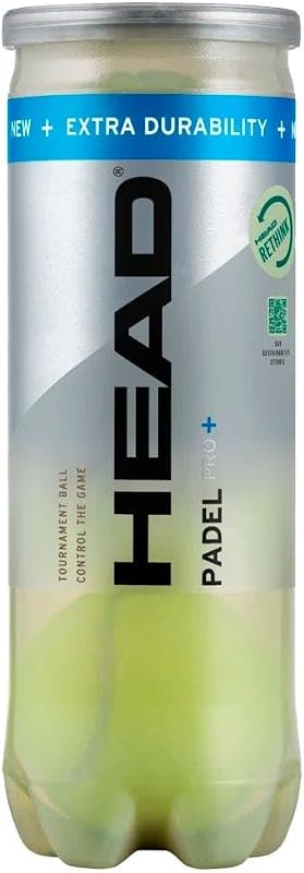 Pelotas Head Padel Pro+ | Lata de 3 bolas
