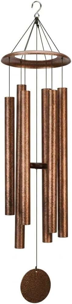 44 Inch Aluminum Wind Chimes Large Outdoor Wind Chime with Deep Soothing Tone Heavy Duty Metal Hanging Wind Chimes for Garden Porch Patio Yard and Home Decor Taiwan Made