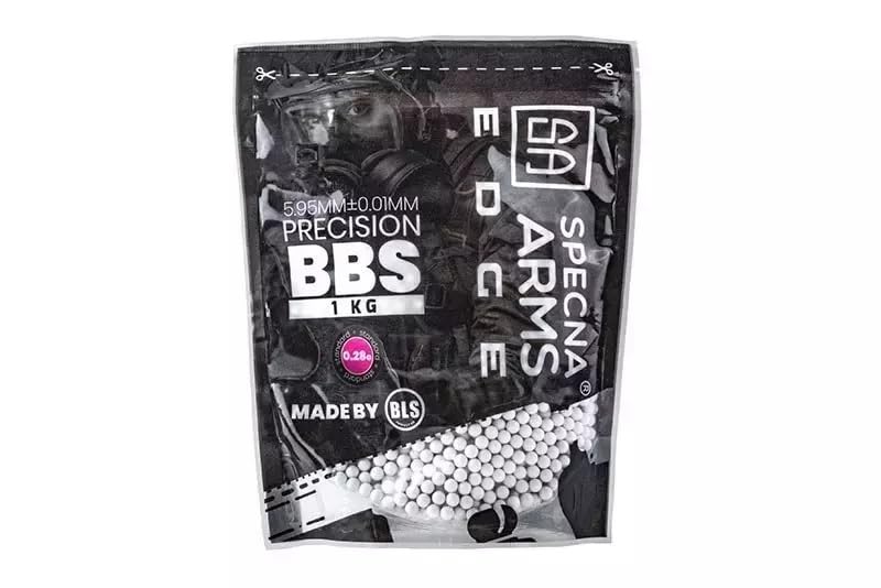 Bolas Airsoft 0,28 g Blancas Bolsa de 1 kg con 3575 BBS Marca Specna Arms Edge Precision