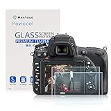 Nikon D750 LCD Tempered Glass Screen Protector, BesYee Optical 9H Hardness 0.33mm Ultra-Thin DSLR Camera Tempered Glass With Shoulder Screen Protector for Nikon D750