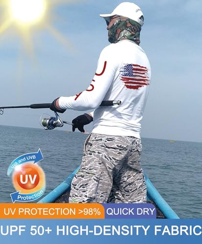 Men's Swim UPF 50+ Sun Protection Shirt Long Sleeve SPF Fishing Outdoor UV Hiking Lightweight Shirts4