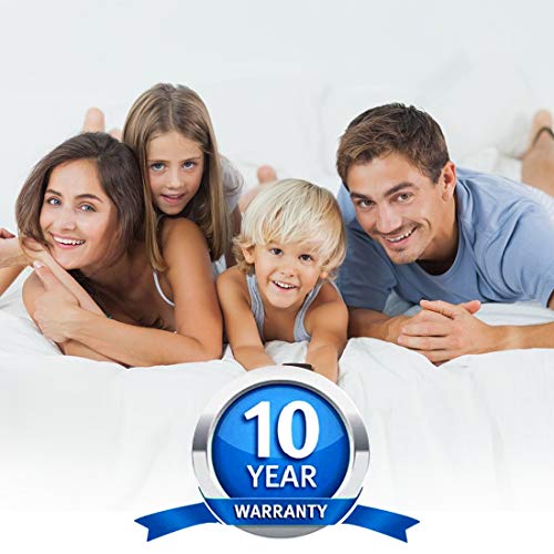 Queen Waterproof Zippered Mattress Encasement, Hypoallergenic Zipped Mattress Protector, Breathable, Noiseless, Cooing & Machine-Washable Mattress Cover with 15\" Deep Pocket, Vinyl Free - Thumbnail 7