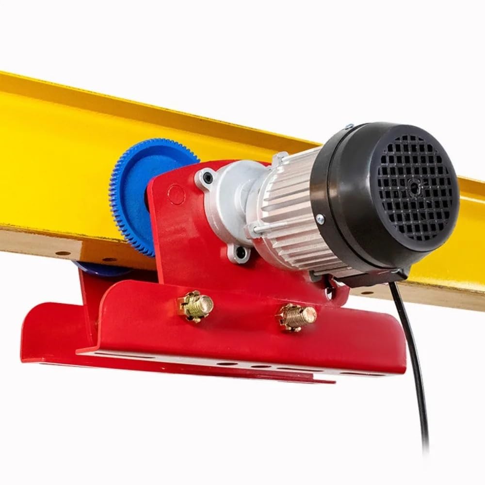 Polipasto Eléctrico Cadena de anillo polipasto eléctrico en miniatura para coche deportivo, grúa pequeña doméstica 220v, polea viga I 380V, carrito para caminar Polipasto Cabrestante Eléctrico | 380 1t Loop chain