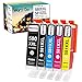 WorthDo Kompatibel Tintenpatrone für Canon PGI-580 CLI-581 XXL Druckerpatronen für Canon Pixma TR8550 TS705 TS6150 TS6151 TS6250 TS6251 TS6350 TS6351 TR7500 TR7550 TR8500 TS9550 TS9551C (5er-Pack)