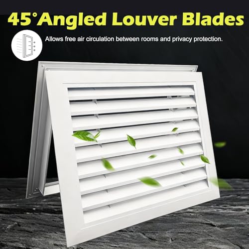 Grille d'aération double face 41x25 pour ventilation de meuble et armoire - 3