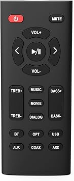 OEM Repalcement Remote Control for BESTISAN MEGACRA BYL Soundbar SG03 SE07 SE07D SE05D SE04 SE04P SE05 SE05P Only