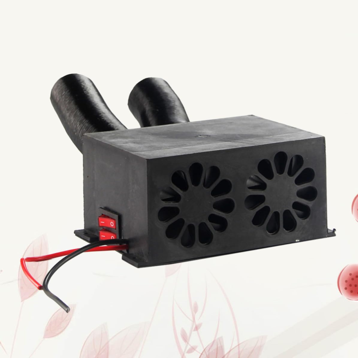 MAGICLULU 12v Autoheizlüfter mit Kunststoffgehäuse Schnelles Erwärmen und Schnelles Auflösen von Nebel Tragbarer Windschutzscheiben Entfroster für Winter im Auto Zufällige Zufällige Farbe