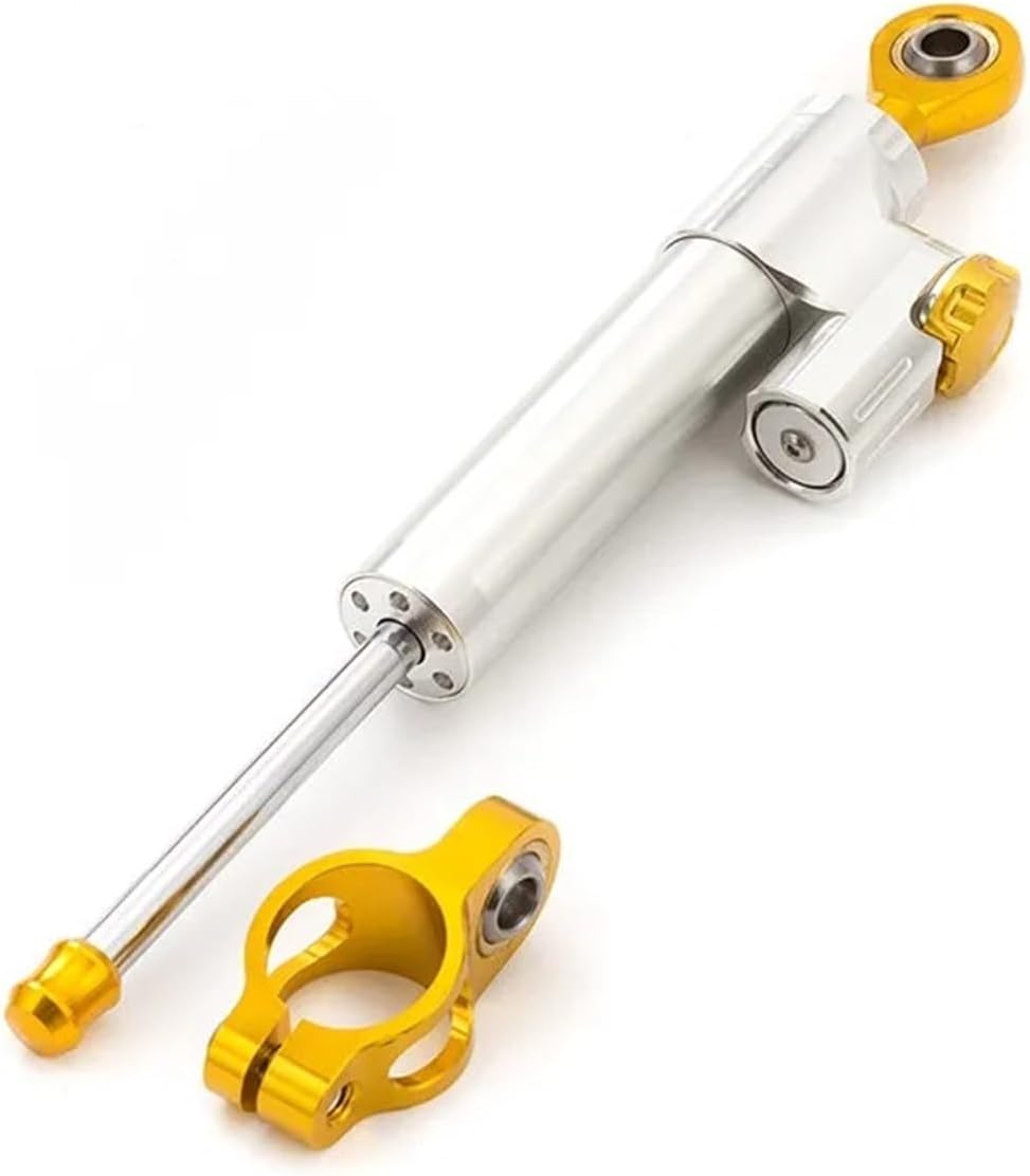 Universal Motorrad Stabilisator Dämpfer Lenksicherheit Aluminium Schwarz Motorra