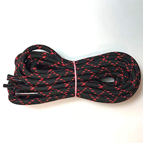 Image of 3 Pairs Heavy Duty Round Boot Laces Shoelaces for Hiking Walking Construction Safety Work Boots Shoes