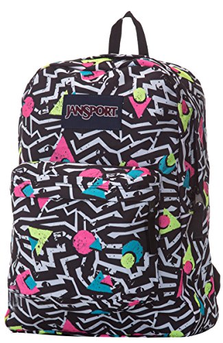 JANSPORT Superbreak Black/White Bobop T5010EJ