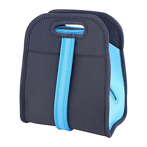 Bergner Walking Pleasure Bolsa Porta Alimentos, Neopreno, Azul y Gris, 27x22.5x14 cm
