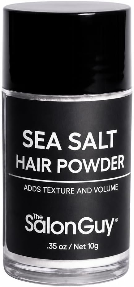 Sea Salt Hair Texture Powder for Men & Women – Volumizing & Texturizing Styling Powder, Matte Finish, Root Lift & Beachy Waves, Lightweight Flexible Hold, Talc-Free, .35 oz / 10g