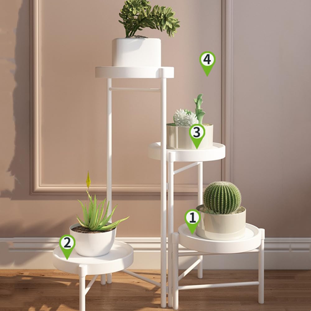 Amazon | 植木鉢台 フラワースタンド 室内 アイアン 3連式 ガーデン