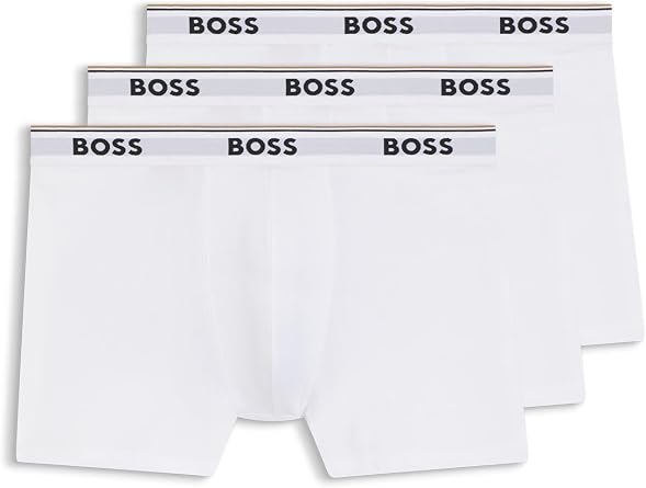 BOSS Boxer Brief 3P CO/EL Blanc 100, XXL (Lot de 3)