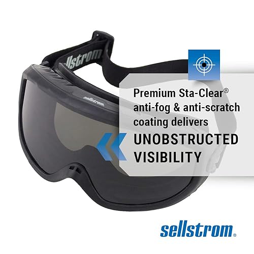 Miniatura 4 de Sellstrom Gafas y lentes de seguridad Wildland Fire OTG protección ocular equipo de bombero niebla hormiga resistente a los arañazos protector