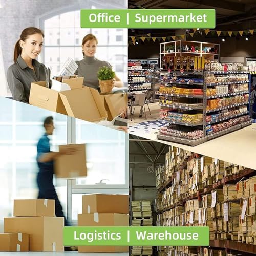 Image of True-Ally 50x15 Direct Thermal Barcode Label Sticker - 50mm x 15mm - 2000 Labels Per Roll - White Self Adhesive Sticker for Printing Barcoding (1 Roll per Pack (2000 Labels))