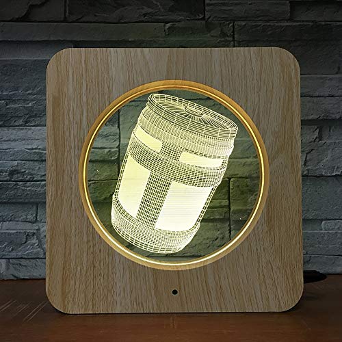 Latas de Asalto Luces Juegos Calientes plástico Decorativo pequeña luz de Noche lámpara de Mesa Personalizada niños Color Regalo decoración del hogar