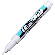 4 Pcs White Marker,White Paint Marker,Paint Pens,Oil-Based,Long Tip Markers,Permanent Markers,for Rock Tire Glass Metal Painting
