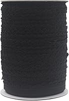 Vista 10 de Bristlegrass Picot Loop - Banda elástica para coser de 1/2 pulgada, 0.512 in, corona de carrete con volantes, cinta elástica para atar el cabello