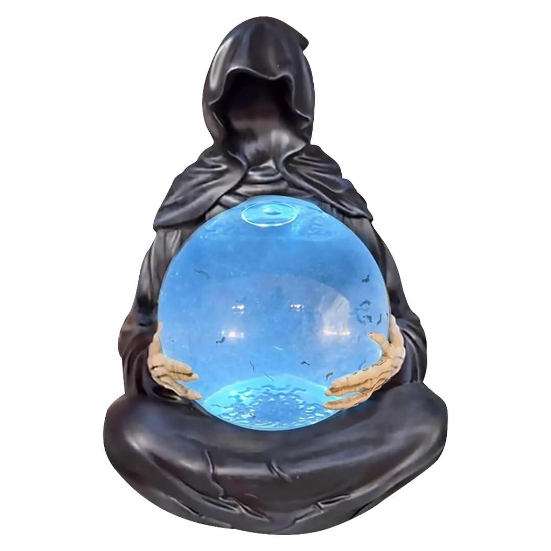 Bola de cristal de la Parca con murciélagos, el regalo de Halloween para fiestas y eventos