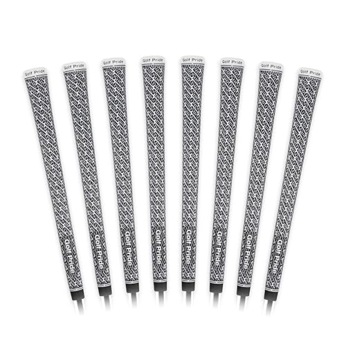 Golf Pride ZGrip Cord Golf Grip - Durable Rubber & Cotton Cord Grip - Firm Feel with High-Traction Texture - Standard - 8 Pack - For Men & Women